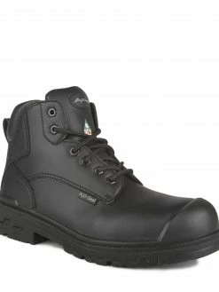 Acton Profiber 6" Chemtech Microfiber Vegan Safety Work Boots | Black | Size 7 To Size 16