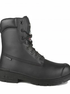 8 Inch Safety Boots Acton Prospect 8" Chemtech Microfiber Vegan Safety Boots | Black | Size 7 To Size 14