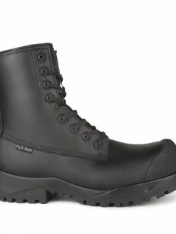 Acton Electric 8" Chemtech Microfiber Vegan Thinsulate Lined Safety Work Boots | Black | Sizes 6 To 14 Winter Safety Boots