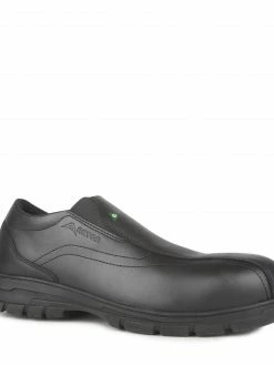 Acton Club Leather Work Shoes | Extra-wide Fit WW (4E) | Black | Sizes 7 - 14 Safety Shoes