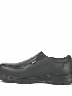 Acton Club Leather Work Shoes | Extra-wide Fit WW (4E) | Black | Sizes 7 - 14 Safety Shoes