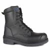 Acton Progum 8" Waterproof Leather Work Boots | Black | Size 7 To Size 17
