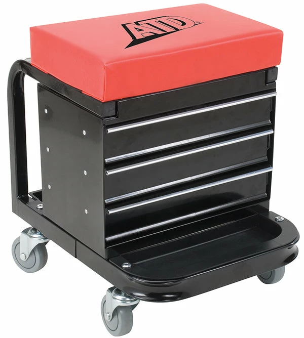 Automotive Equipment ATD Heavy-Duty Toolbox Creeper Seat (450 Lbs Capacity)