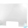 Globe Commercial Products Acrylic Countertop Shield - 32" X 24"
