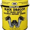 Whitlam Waterworks Products BLACK DRAGON Black Gilsonite® Asphalt Paint | 1 Gallon