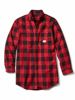Flame Resistant Work Wear Rasco FR Buffalo Plaid Shirt | S - 5XL