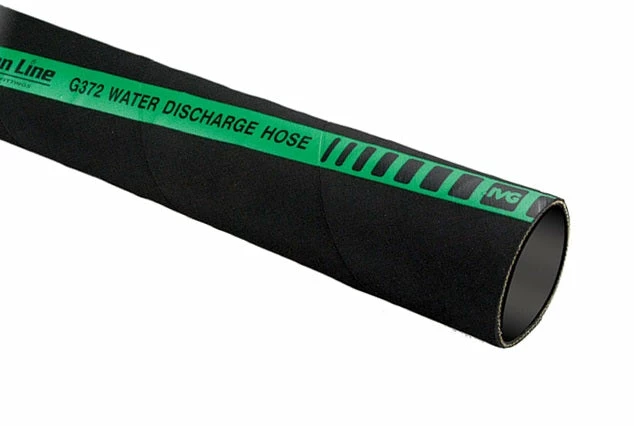 Greenline Hose And Fittings Black Rubber Layflat Discharge Hose (Hose Only - No Ends)