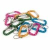 Cleanflow Carabiner Hooks With Key Rings - Pack Of 12 Maintenance Supplies
