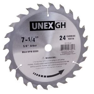 Unex Power Tool Accessories Carbide Tip Circular Saw Blades