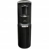 Commercial Water Filters And UV Parts Crystal Mountain Storm Commercial Grade Bottom-Load Black Contemporary Water Cooler (Hot & Cold)