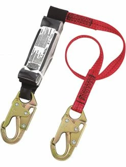 Dynamic Lanyard, Steel, 1" Strap Width Safety Equipment