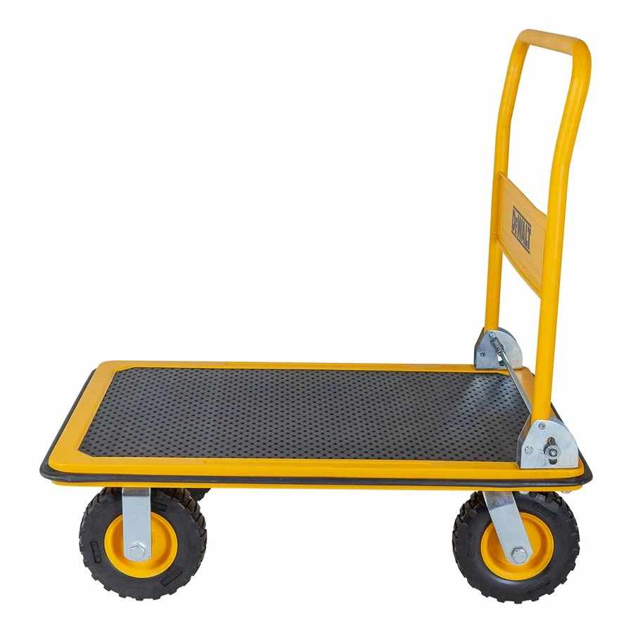 DeWalt Tools DeWalt Foldable Steel Platform Cart With Flat-Free Swivel Wheels - 300 Kg (660 Lbs) Capacity Facility Equipment
