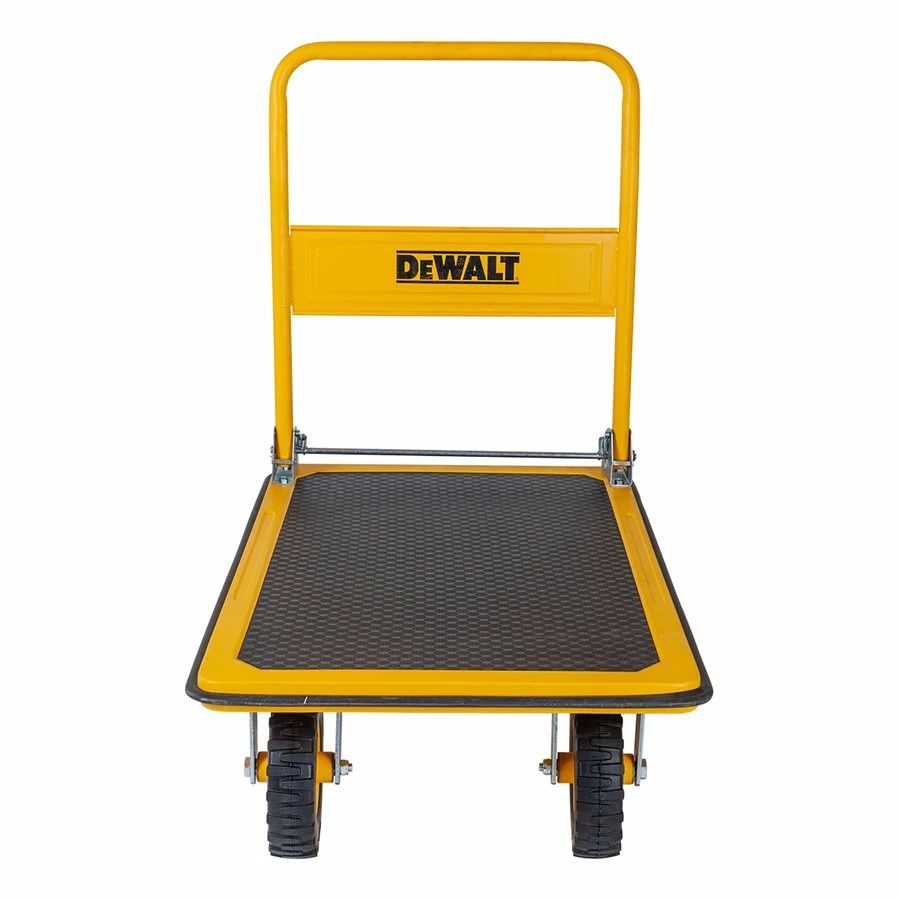 DeWalt Tools DeWalt Foldable Steel Platform Cart With Flat-Free Swivel Wheels - 300 Kg (660 Lbs) Capacity Facility Equipment