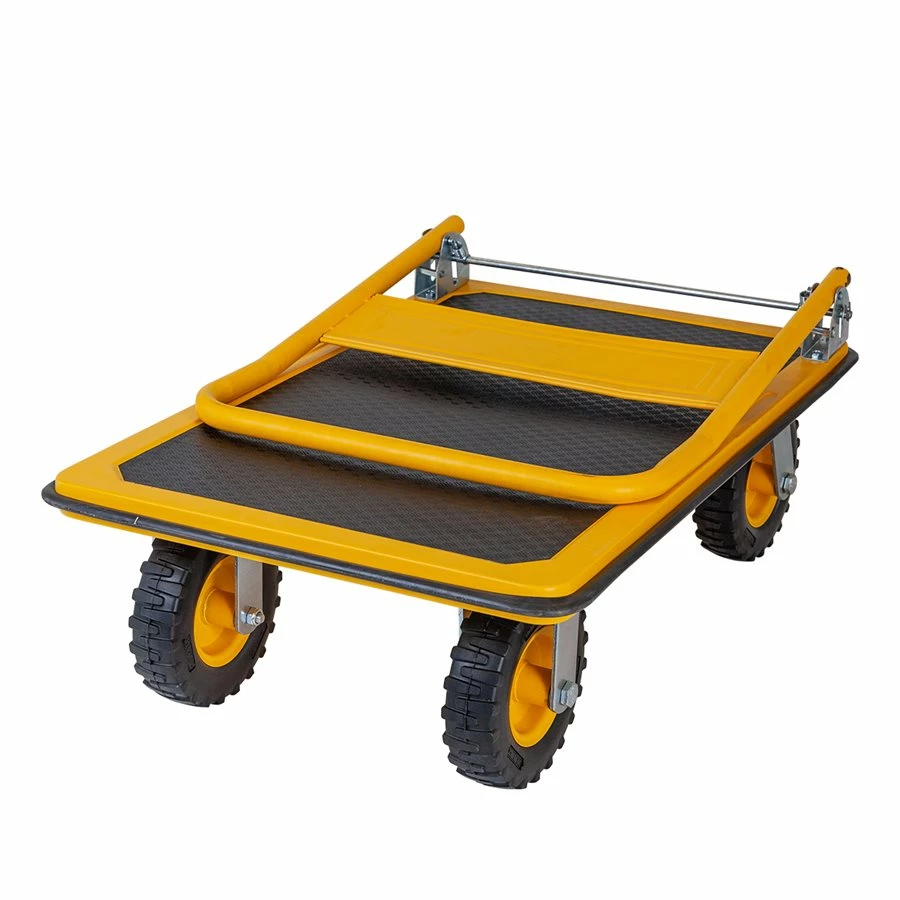 DeWalt Tools DeWalt Foldable Steel Platform Cart With Flat-Free Swivel Wheels - 300 Kg (660 Lbs) Capacity Facility Equipment