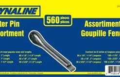 Dynaline Cotter Pin Assortment - 560 Piece