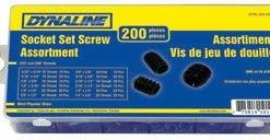 Dynaline Metric Socket Set Screw Assortment - 200 Piece