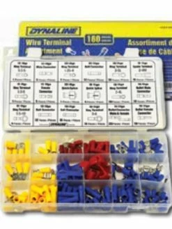 Automotive Supplies Dynaline Wire Terminal Assortment - 160 Piece