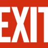 Dynamic Exit Sign - Various Sizes And Materials Safety Supplies