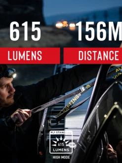 Coast Products Coast® FL85 Dual Color Pure Beam Focusing LED Headlamp - 615 Lumens - 183M Beam