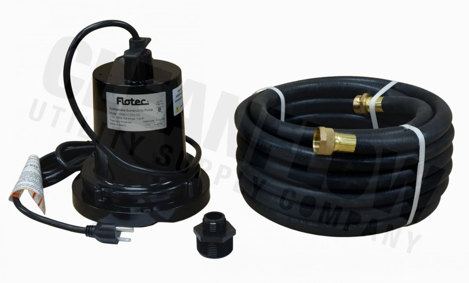 Flotec FPSC1725X Submersible Cast Aluminum Utility Puddle Pump Dewatering Pumps