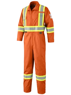 Pioneer FR-TECH® FR/ARC Rated 7 Oz Hi Viz Safety Coveralls - 88/12 Ctn/Nylon | Sizes 36 - 60