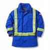 Flame Resistant Work Wear Rasco FR Hi-Vis Insulated Westex Ultrasoft Winter Parka | Royal Blue | S-5XL