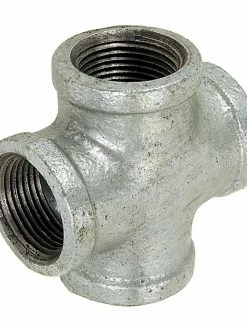 Greenline Galvanized Pipe Cross | 1/4" NPT To 3" NPT Sizes