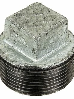 Greenline Fittings And Valves Galvanized Pipe Plug | 1/8" NPT To 4" NPT Sizes