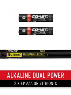 Coast Products Coast® G23 Dual Lighting System Inspection Beam Penlight - 120 Lumens - 17M Beam