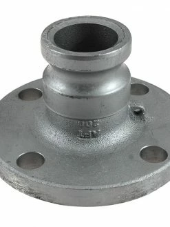 Greenline Hose And Fittings Aluminum Male Camlock X 150# Flange Adapter | 2" To 6" Sizes