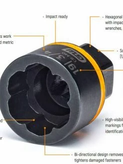 Hand Tools GEARWRENCH Bolt Biter™ Impact Extraction Socket Set - 1/4" And 3/8" Drive - 15 Piece