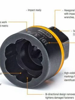 GEARWRENCH Bolt Biter™ Deep Extraction Socket Set - 1/2