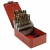 Forney 8-Percent Cobalt Drill Bit Set - 1/16" To 1/2" By 64ths - 29 Piece Power Tool Accessories