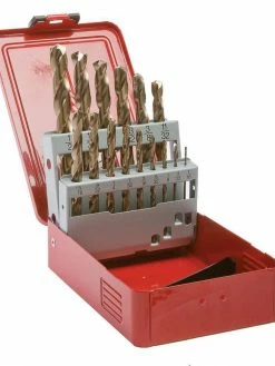 Power Tool Accessories Forney 8-Percent Cobalt Drill Bit Set - 1/16" To 1/2" By 32nds - 15 Piece