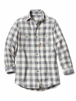Flame Resistant Work Wear Rasco FR Buffalo Plaid Shirt | S - 5XL