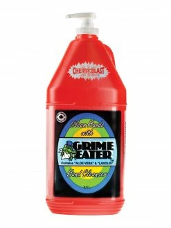 Grime Eater Cherry Blast Hand Cleaner With Pumice - 4L Pump Jug Cleaning Supplies