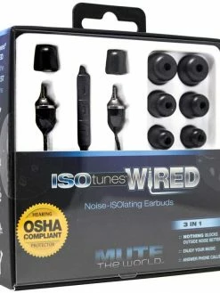 ISOtunes Wired Professional Hearing Protection Headphones - NRR 29 DB Personal Protective Equipment