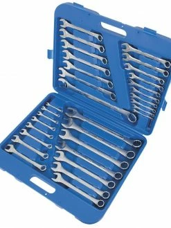 Jet 32 Piece SAE & Metric Combination Wrench Set | 1/4" To 1 1/4" | 7mm To 24mm Hand Tools