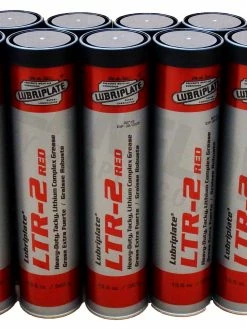 Lubriplate LTR-2 Heavy-Duty Red Lithium Complex Grease | Pack Of 10 Tubes