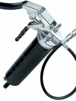 Lu-Max Heavy Duty Deluxe Pistol Grip Grease Gun W/ Flex Hose