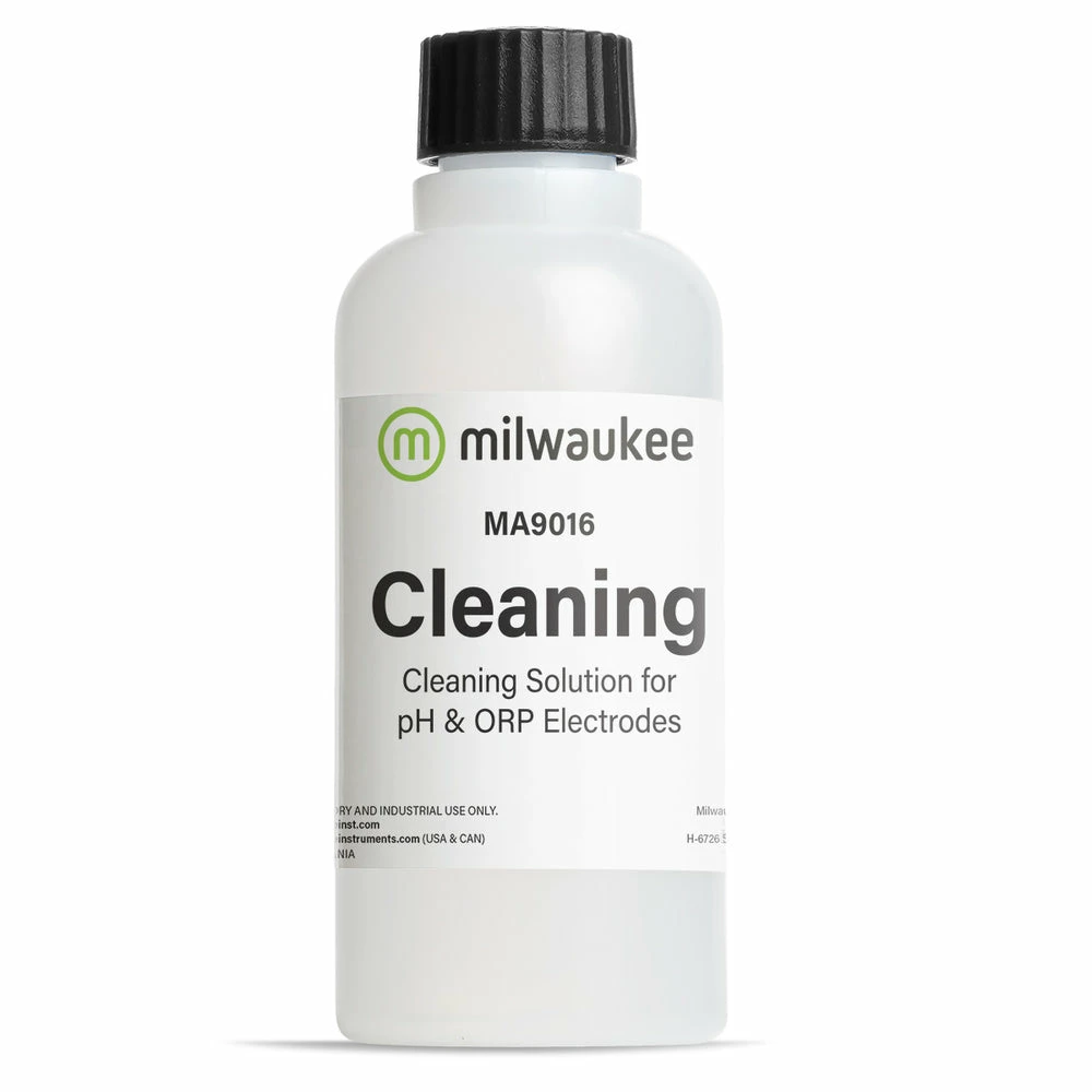 Milwaukee Instruments Milwaukee Cleaning Solution For PH / ORP Electrodes | 230 Ml Water Testing Supplies