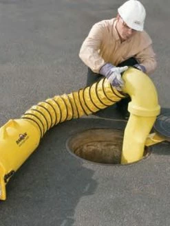 Ramfan Manhole Entry Continuous Airflow Device - 8 Inch Safety Equipment