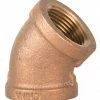 Cleanflow Lead Free Cast Brass Female 45° Elbow Pipe Fittings Fittings And Valves