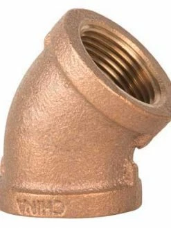 Cleanflow Lead Free Cast Brass Female 45° Elbow Pipe Fittings Fittings And Valves