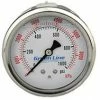 Greenline Pump Accessories 4" Liquid Filled Pressure Gauges | 1/4" Stainless Steel Lower Back Mount