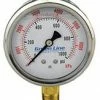 Greenline 2-1/2" Liquid Filled Pressure Gauges | 1/4" Brass Bottom Mount Pump Accessories