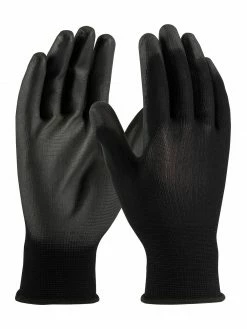 Work Gloves G-Tek® Seamless Knit Polyester Glove W/ Polyurethane Grip - Pack Of 12 Pairs