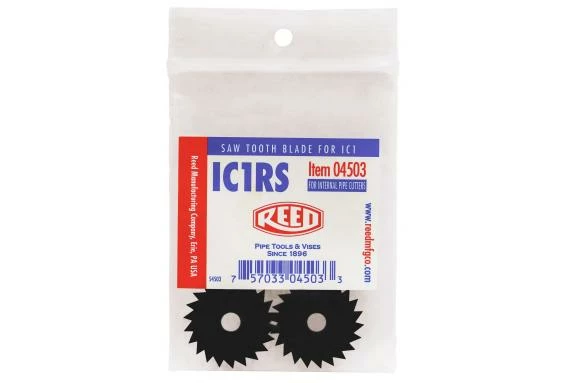 Pipe Tools Reed IC1RS Internal Pipe Cutter 1.26" Saw Tooth Blade | 2 Pack
