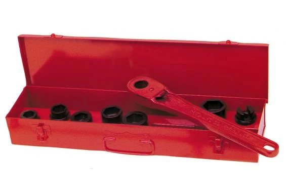 Reed L515 Thru-Bolt Utility Set | Handle And 7 Sockets