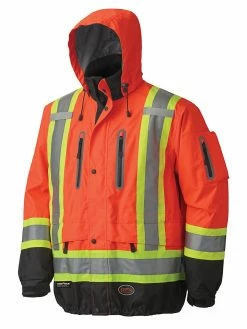 Pioneer Hi Vis Waterproof & Breathable Jacket | XS-4XL